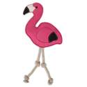 MuttNation Faux Suede Flamingo Dog Toy