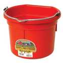8-Quart Red Flat Back Bucket