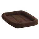 23-Inch Small Chocolate Fleece Pet Bed