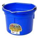 Blue 8-Quart Flat Back Bucket