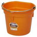 Little Giant Orange 20-Quart Flat Back Bucket