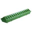 20-Inch Lime Green Flip-Top Poultry Feeder