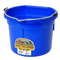 Little Giant® Flat Back Plastic Bucket In Blue, 8-Quart