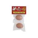 Ceramic Brown Nest Eggs 2-Pack