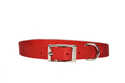 5/8-Inch X 10-Inch Red Nylon Single Layer Dog Collar
