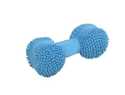 3-1/2-Inch Rascals Blue Lagoon Latex Mini Spiny Dumbbell Dog Toy