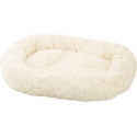 27-Inch X 21-Inch Cream Ethical Pet Sleep Zone Diamond Cut Lounger Pet Bed