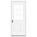 32 x 80-Inch Right Hand 9 Lite Steel Door
