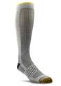 Grey High Performance Men's Mid-Calf Sock, 2-Pack, L