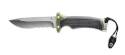 Ultimate Green Fixed Blade Survival Knife With Firestarter