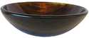 Mimetica Hand Painted Glass Vessel Sink 16.5 In