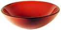 Glass Vessel Sink Red/Clear