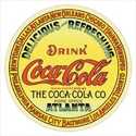Coca-Cola Round Metal Sign
