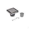 Stainless Steel Designline Decorative Square Shower Drain