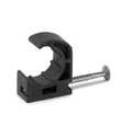 1/2-Inch Half Clamp with Barbed Nail