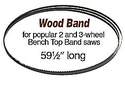 59-1/2-Inch Wood Band Saw Blade, 6-Tooth Per Inch