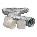 White Dryer To Duct Connector Kit