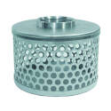 2-Inch Steel Hose Strainer For Pump Suction Hose, Round Hole
