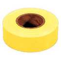 1-3/16-Inch X 300-Foot Yellow Strait-Line Non-Adhesive Flagging Tape