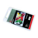13 x 8-Inch White Plastic Cutting Board    