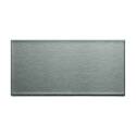 3-Inch X 6-Inch Long Grain Brushed Stainless Metal Decorative Tile Backsplash         