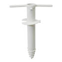 1-1/4-Inch White Outdoor Sand Anchor