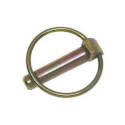 3/16-Inch Diameter Pin 1-5/8-Inch Oal Yellow Zinc Dichromate Lynch Pin  