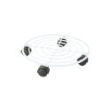 99-Pound Weight Capacity 16-Inch Iron Shelf Planter Dolly