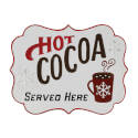 18.9-Inch Metal Hot Cocoa Wall Sign