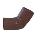 A-Style To B-Style Downspout Elbow, Vinyl, Brown