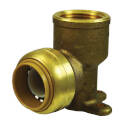 3/4-Inch 90-Degree Brass Tub To Pipe Elbow, 200-PSI