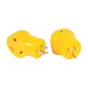 15-Amp Male To 30-Amp Female Dogbone Power Grip Adapter