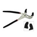 Pipe Wrench Plier, 2-1/8 In Jaw, Vinyl Grip Handle