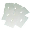 White Plasic Foam Switch Sealer