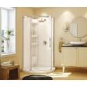 Olympia 105960-R-000-001 Shower Kit, 36 In W, 78 In H, Acrylic, Chrome