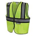 Large Green Polyester Economical Safety Vest  