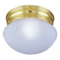 Single Light Round Ceiling Fixture, 120 V, 60 W, 1-Lamp, A19 or CFL Lamp