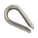 3/8-Inch Diameter Cable Malleable Iron Electro-Galvanized Wire Rope Thimble  