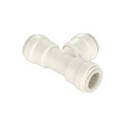 1/2-Inch 100-Psi White Plastic Sweat Push-Fit Tube Union Tee 