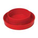 1-1/4-Inch X 4-Inch Red Poultry Waterer Base