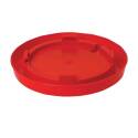 11-Inch Diameter 1-Gallon Capacity Red Plastic Poultry Waterer Base