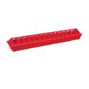 1.5-Lb Capacity 28-Compartment Plastic/Polypropylene Flip-Top Mounting Poultry Feeder 