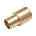 3/4-Inch DZR Brass PEX Barb X Male Sweat