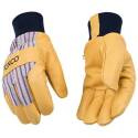 Men's X-Large Blue & Tan Pigskin Protective Gloves