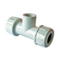 3/4 x 3/4-Inch Schedule 40 PVC Compression Pipe Tee        