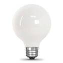 Feit Electric Bpg2525w/927ca/Fil LED Bulb, 120 V, 2.5 W, Medium E26, G25 Lamp, Soft White Light
