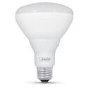 LED Bulb, 120 V, 7.2 W, Medium E26, Br30 Lamp, Soft White Light
