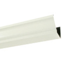 10 ft. L x 5 in. W White Aluminum Rain Gutter