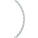 #16, Galvanized Zinc Plated, 10-Pound Working Load Single Jack Chain, Per Foot
