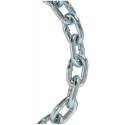 #2 Zinc Carbon Steel, 520-Pound Working Load, Straight Link Chain, Per Foot
